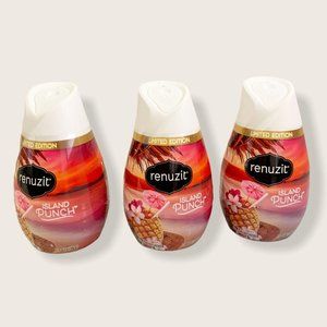 NEW 3X Renuzit island Punch Coconut Pineapple Gel
